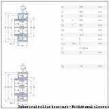 110 x 180 x 69 Bearing No. KOYO 24122RZK30+AH24122 Spherical roller bearings - Withdrawal sleeves